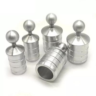CNC μέρη ασημένιο ISO9001 υλικού μετάλλων σκληρότητας μερών άλεσης συνήθειας