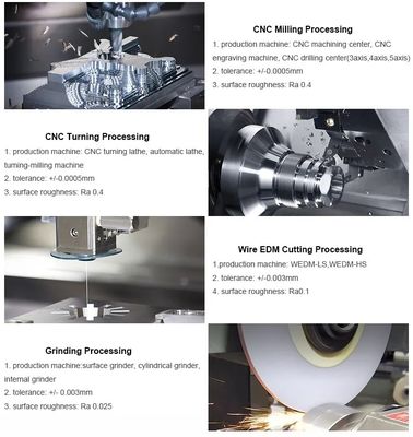 CNC υλικού γυρίζοντας χρώμα μερών συνήθειας σκληρότητας μερών άλεσης